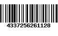 Código de Barras 4337256261128