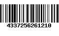 Código de Barras 4337256261210