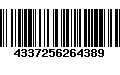 Código de Barras 4337256264389