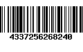 Código de Barras 4337256268240