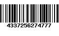 Código de Barras 4337256274777