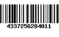 Código de Barras 4337256284011