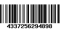 Código de Barras 4337256294898