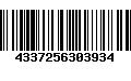 Código de Barras 4337256303934