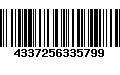 Código de Barras 4337256335799