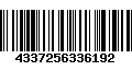 Código de Barras 4337256336192