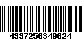 Código de Barras 4337256349024