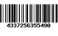 Código de Barras 4337256355490