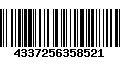 Código de Barras 4337256358521