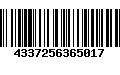 Código de Barras 4337256365017