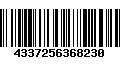 Código de Barras 4337256368230