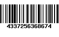 Código de Barras 4337256368674