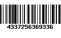 Código de Barras 4337256369336