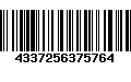 Código de Barras 4337256375764