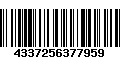 Código de Barras 4337256377959