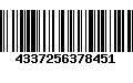 Código de Barras 4337256378451