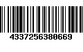 Código de Barras 4337256380669