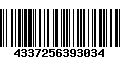 Código de Barras 4337256393034