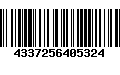 Código de Barras 4337256405324