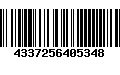 Código de Barras 4337256405348