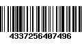 Código de Barras 4337256407496