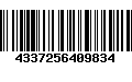 Código de Barras 4337256409834