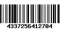 Código de Barras 4337256412704