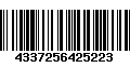 Código de Barras 4337256425223