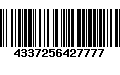 Código de Barras 4337256427777