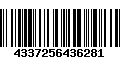 Código de Barras 4337256436281