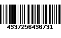 Código de Barras 4337256436731