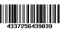 Código de Barras 4337256439039