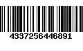 Código de Barras 4337256446891