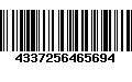 Código de Barras 4337256465694