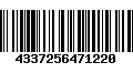 Código de Barras 4337256471220