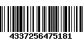 Código de Barras 4337256475181