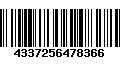 Código de Barras 4337256478366