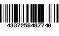 Código de Barras 4337256487740