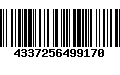 Código de Barras 4337256499170