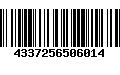 Código de Barras 4337256506014