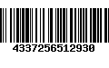 Código de Barras 4337256512930