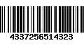 Código de Barras 4337256514323