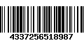 Código de Barras 4337256518987