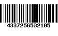 Código de Barras 4337256532105