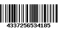 Código de Barras 4337256534185