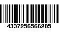 Código de Barras 4337256566285