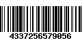 Código de Barras 4337256579056