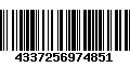 Código de Barras 4337256974851