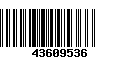 Código de Barras 43609536