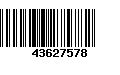 Código de Barras 43627578